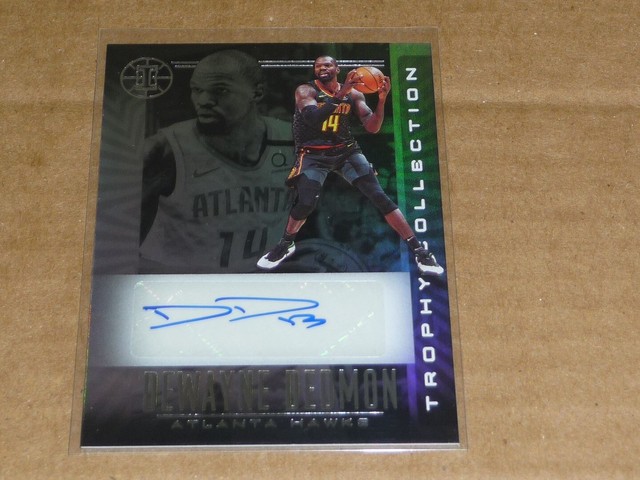 2019/20 Panini Illusions DEWAYNE DEDMON AUTOGRAPH/AUTO HAWKS TROPHY J7391