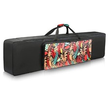 88 Key Keyboard Case, 53.5"x12.6"x6.3" Electric Keyboard Bag Piano Gig Bag wi...