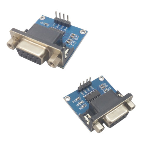 2x MAX232 RS-232 TTL Converter Adapter Module Arduino Shield RS232 Serial 3.3 5V - Picture 1 of 5