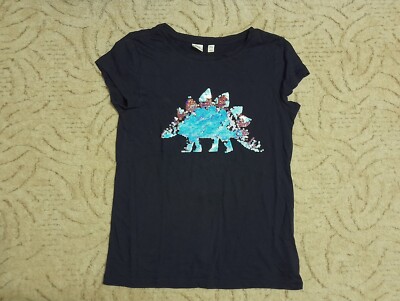 GAP T-Shirt Dino Dinosaurier Kinder Mädchen 14 - 16 Jahre blau hübsch