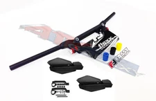 Fasst Flexx Flex 14 Handlebars Black Pad Powermadd Star Series Handguards ATV