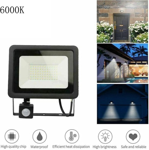 LED Floodlight PIR Motion Sensor Security Flood Lights Outdoor 220V-240V IP66 - Picture 6 of 8