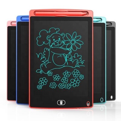 LCD Drawing Tablets Red 40 Count 8.5'' Portable LCD Writing Erasable Notepads