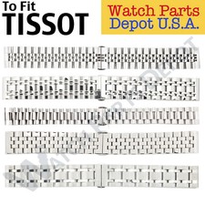 Solid Stainless Steel Metal Bracelet Strap Bands for TISSOT Watches Size 18-26mm