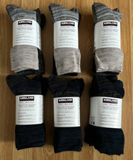 Merino Wool Crew Sock Extra Fine Merino trail 4 pack Kirkland Ladies Size UK 4-8