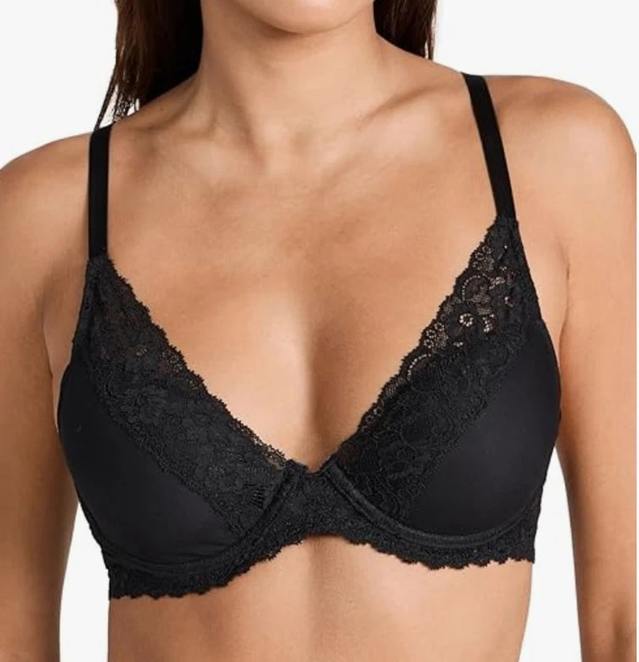 Sujetador con aros moldeado Cosabella Forever negro 30D nuevo con etiquetas Foto 4 de 4