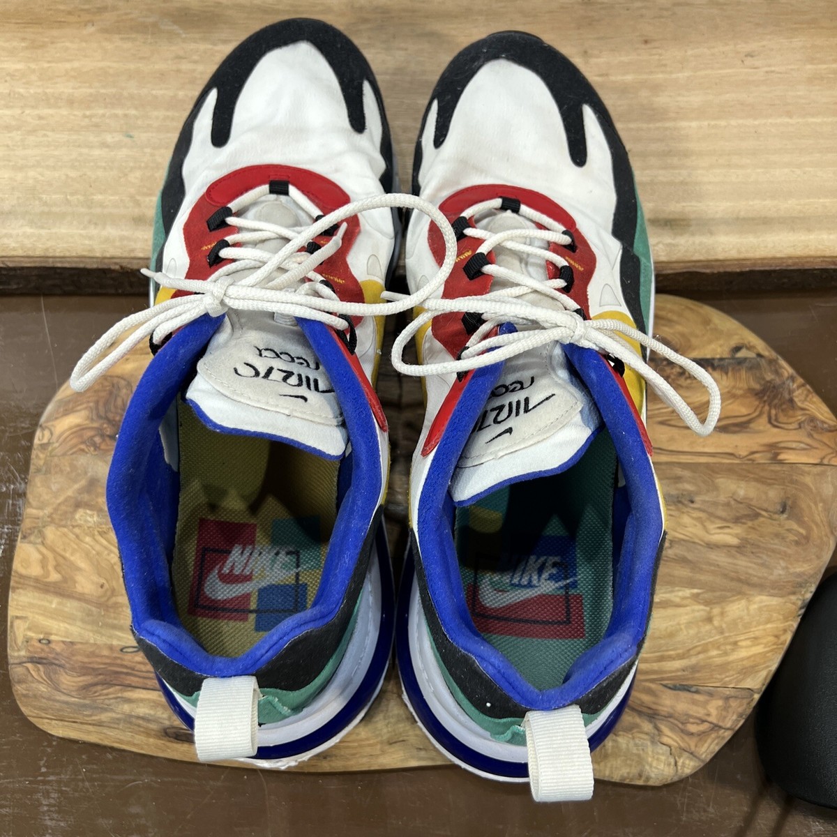 Nike Air Max 270 React Bauhaus Men's Size 13 White