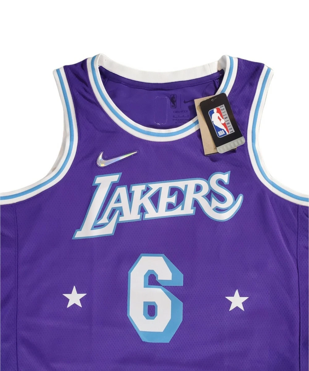 Youth Nike LeBron James White Los Angeles Lakers Swingman Jersey - Association Edition Size: Large