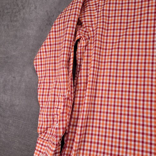 PB Harrington Gamecocks Cocky USC Gingham Button Down Shirt Embroidered Mens Lg - Picture 9 of 14