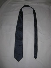 DKNY Blue Men's Tie 100% Silk Made in USA