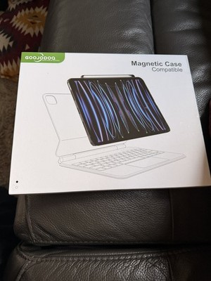 GOOJODOQ Magic Keyboard Magnet Hülle Kompatibel für iPad Pro 13'' M4 2024