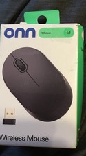 Wireless Mouse Batteries Included Surf Onn PC Mac Computer USB Plug 5 Buttons