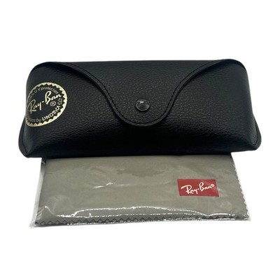 Original Ray-Ban Brillenetui Schwarz + Mikrofasertuch   Neu OVP