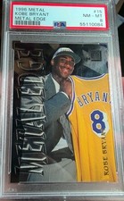 Kobe Bryant 1996 Metal RC Metal Edge #15 PSA 8  Lakers HOF Rookie Card. rookie card picture