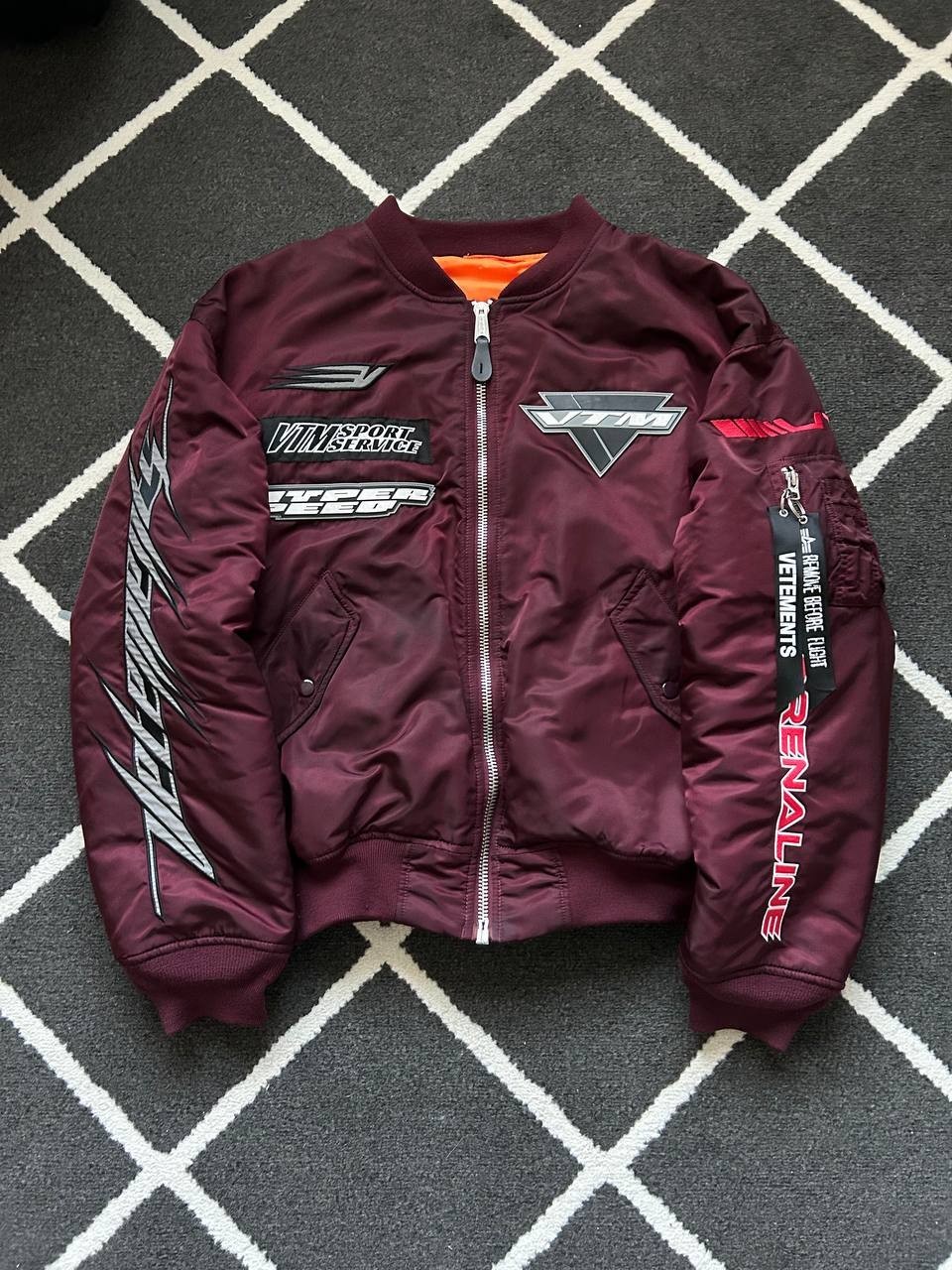 Vetements Racing Moto Bomber Jacket