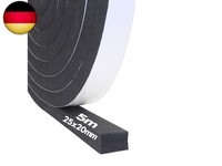 Dichtungsband Selbstklebend, Schaumstoff Dichtungsband 25Mm(B) X20Mm(D),
