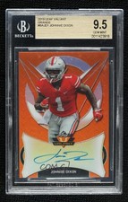 2019 Leaf Valiant Orange 7/50 Johnnie Dixon #BA-JD1 BGS 9.5 GEM MINT Auto my8
