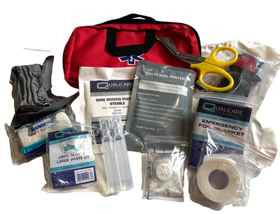IFAK Catastrophic Bleed Control First Aid Kit Tourniquet Trauma Dressing Major