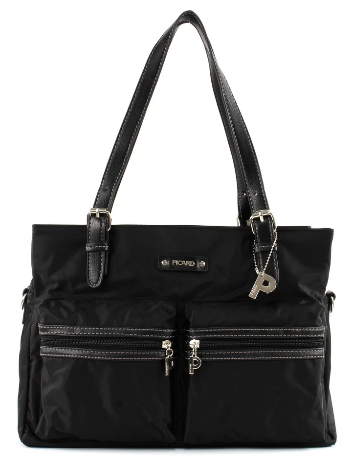 PICARD Sonja Shopper M Schultertasche Umhängetasche Shopper Tasche Black Neu - Bild 1 von 4
