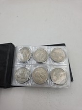 Album Of 60 X George VI Half & Two Shilling Crown & Elizabeth Coins