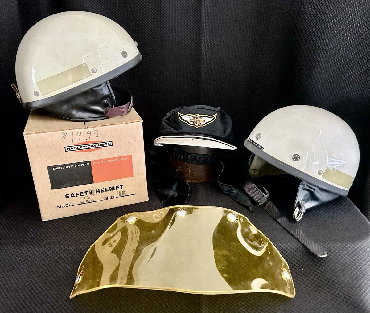 Harley-Davidson Vintage Motorcycle Helmets for sale | eBay