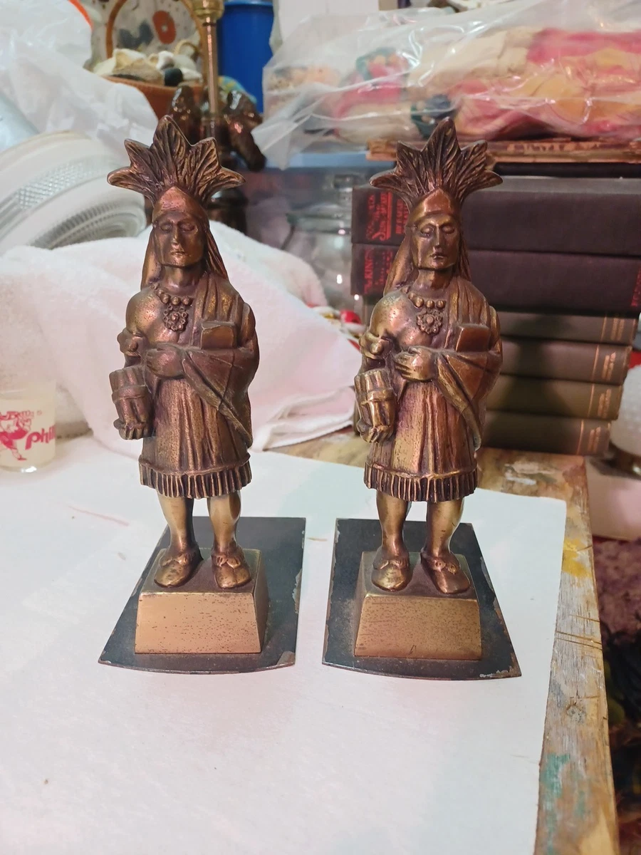 Antique Indian Bookends In Antique Metalware for sale | eBay