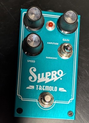 Supro Tremolo - Amplitude and Harmonic Tremolo & Drive Pedal | eBay