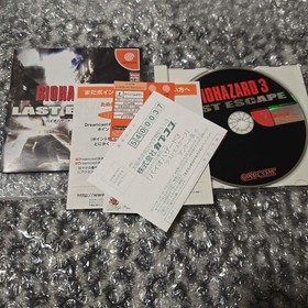 Resident Evil 3 Nemesis Biohazard 3 Last Escape Dreamcast DC Japan Import