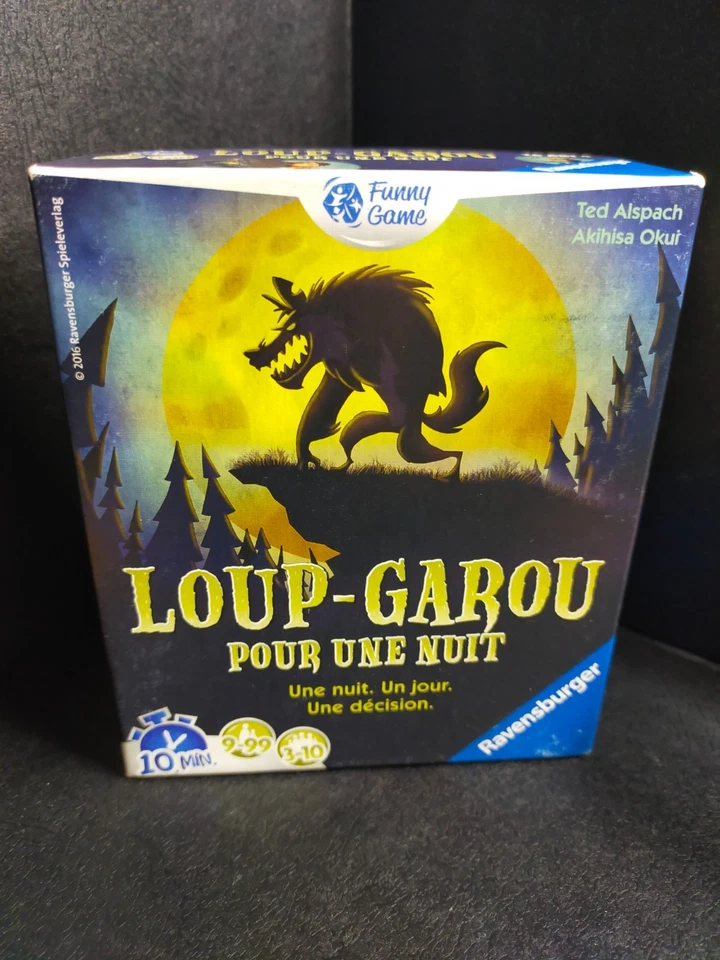 LOUP GAROU POUR UNE NUIT AU CHOIX CARTE PIONS NOTICES PIECES D'ORIGINE - Photo 2/2