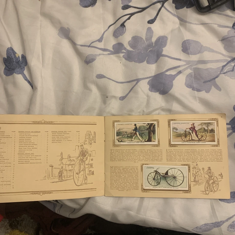 John Players Cigarette Card Album CYCLING 1839-1939 -  Full set of 50 in Album - Image 3 of 4