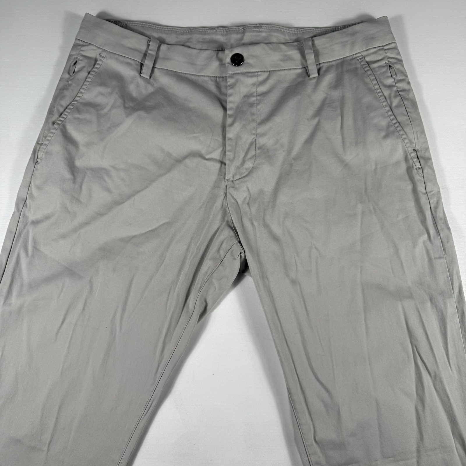 Bird Dogs Pants Men's 34x32 Boom For Your Boomstick Chino Stretch Off White