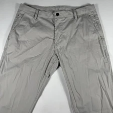 Bird Dogs Pants Men's 34x32 Boom For Your Boomstick Chino Stretch Off White