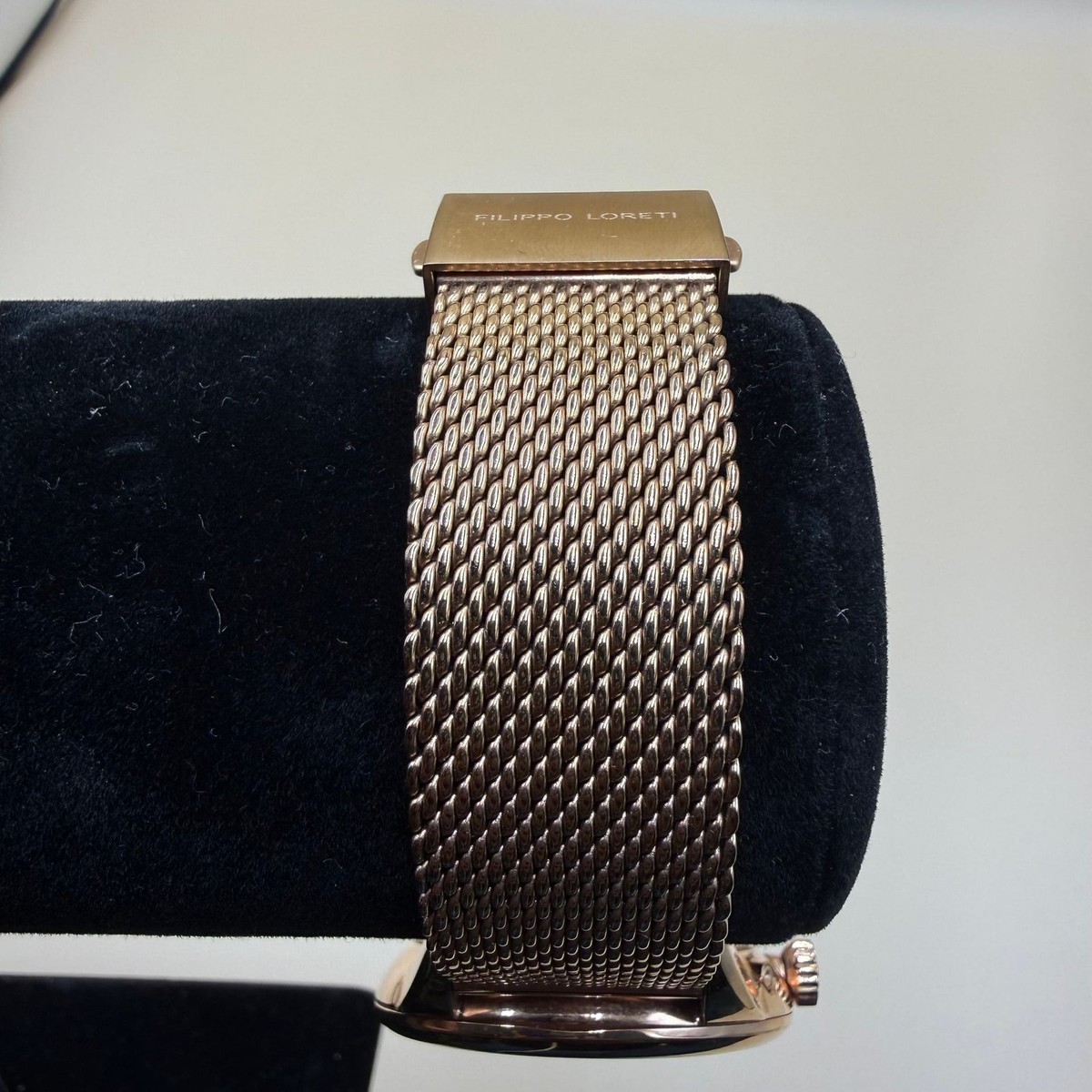 Filippo Loreti Venice Moonphase Silver Mesh Watch View 2