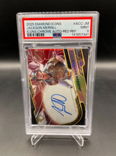 2025 Topps Diamond Icons Jackson Merrill Red Auto /5 PSA 9