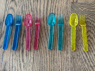 Vtg. 1996  American Girl Birthday Cookout Replacement 4 Set Utensils (8 pieces)