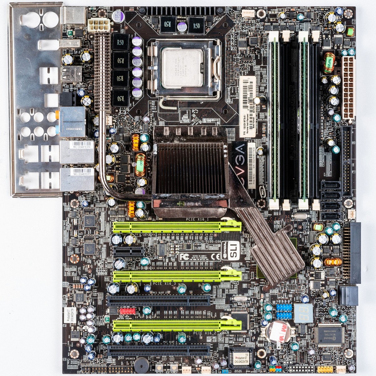 Nvidia Nforce Xfx Nforce 780i Evga Nvidia Sli Motherboard Evga