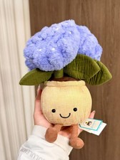 Jellycat Amuseables Hydrangea Creative Plush 8 Inch Design with Dust Bag
