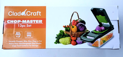 Clad Craft Chop-Master 13 Piece Set Cut Slice Chop Vegetables