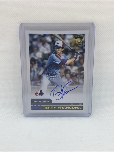 2024 Topps Archives '00 Fan Favorites Autographs #00FFTF Terry Francona EXPOS
