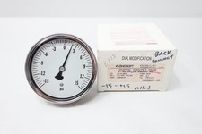 Ashcroft 35-1009-AWL-02B-30IMV 15 Pressure Gauge 3-1/2in 1/4in Npt -15-15psi