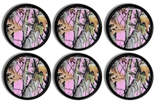 Pink Camo Cabinet Knobs Set of 4 or 6 – Rustic Drawer Pulls Woodland Decor