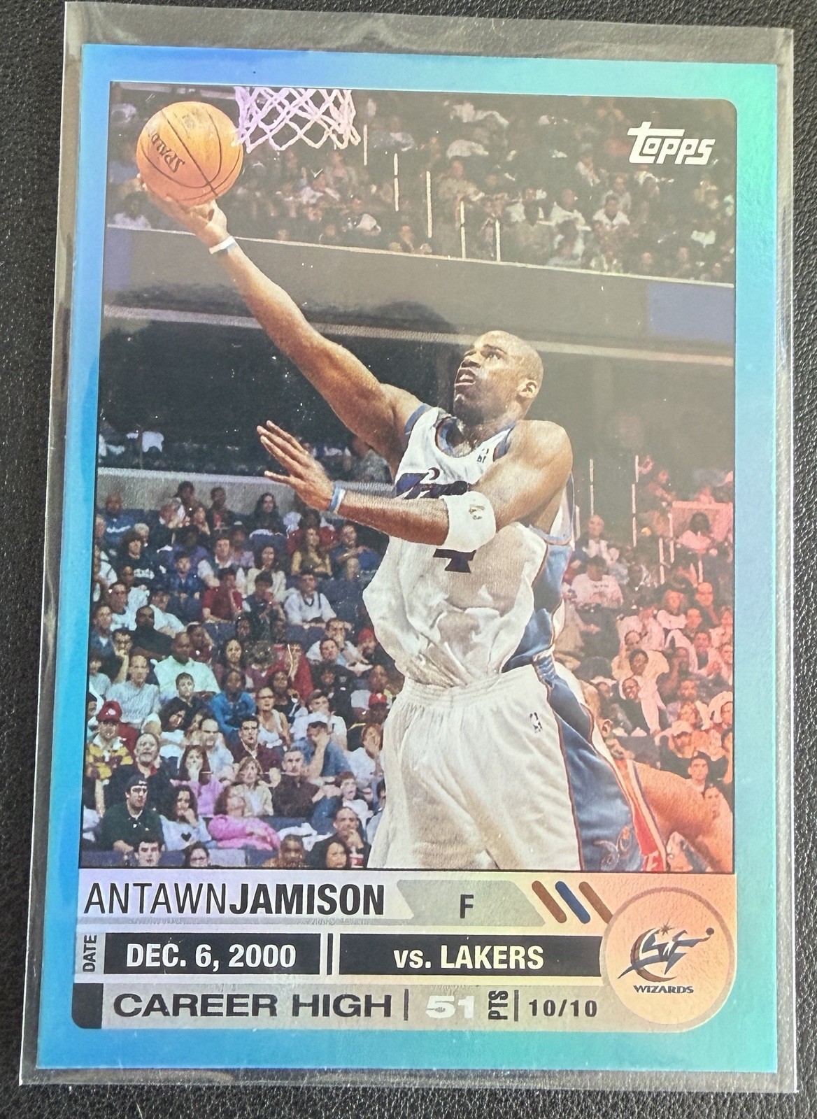 2005-06 Topps Big Game Blue Refractor Parallel #97 Antawn Jamison 07/33