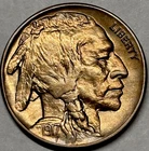 1917 Buffalo 5 Cents Nickel Coin Uncirculated Philadelphia Mint BETTER GRADE 5c