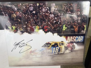 Kyle Busch Signed 11x14 In Person Professional Photo NASCAR