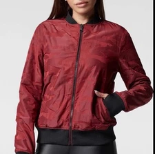 Blanc Noir Reversible Camo Bomber Jacket Women's Size Small NWT