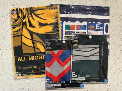[US Seller] My Hero Academia All Might Aizawa UA Set: Towel Mini Bag