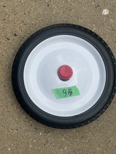 New Pull Wagon Part - Radio Flyer 1 9 1/8" Wagon Wheel w/ Red Axle Cap