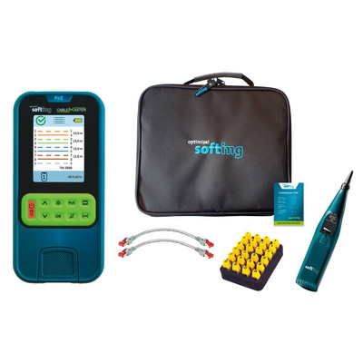 SOFTING CableMaster PoE Kit Tester Netzwerkprüfer PoE++ Verdrahtungsgerät