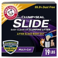 Arm  Hammer Slide Easy Clean Up Multi-Cat Clumping Litter