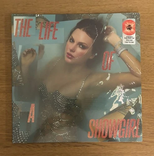 Taylor Swift The Life of a Showgirl Orange Metallic Holiday Vinyl IN HAND🎄🎄🎄